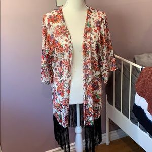 Floral cardigan